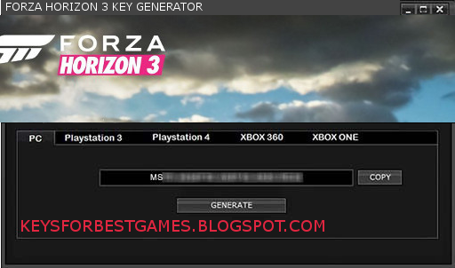 Forza Horizon 3 Serial Key Free Download