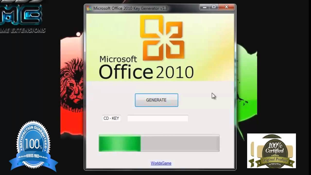 Get serial key for microsoft office 2010
